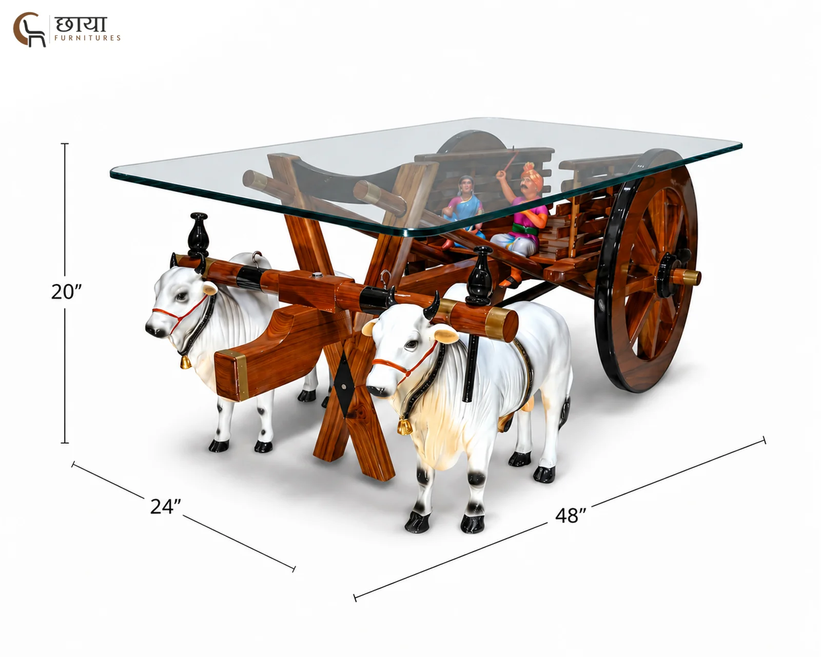 Grameen Centre Table (Natural Finish) — dimm