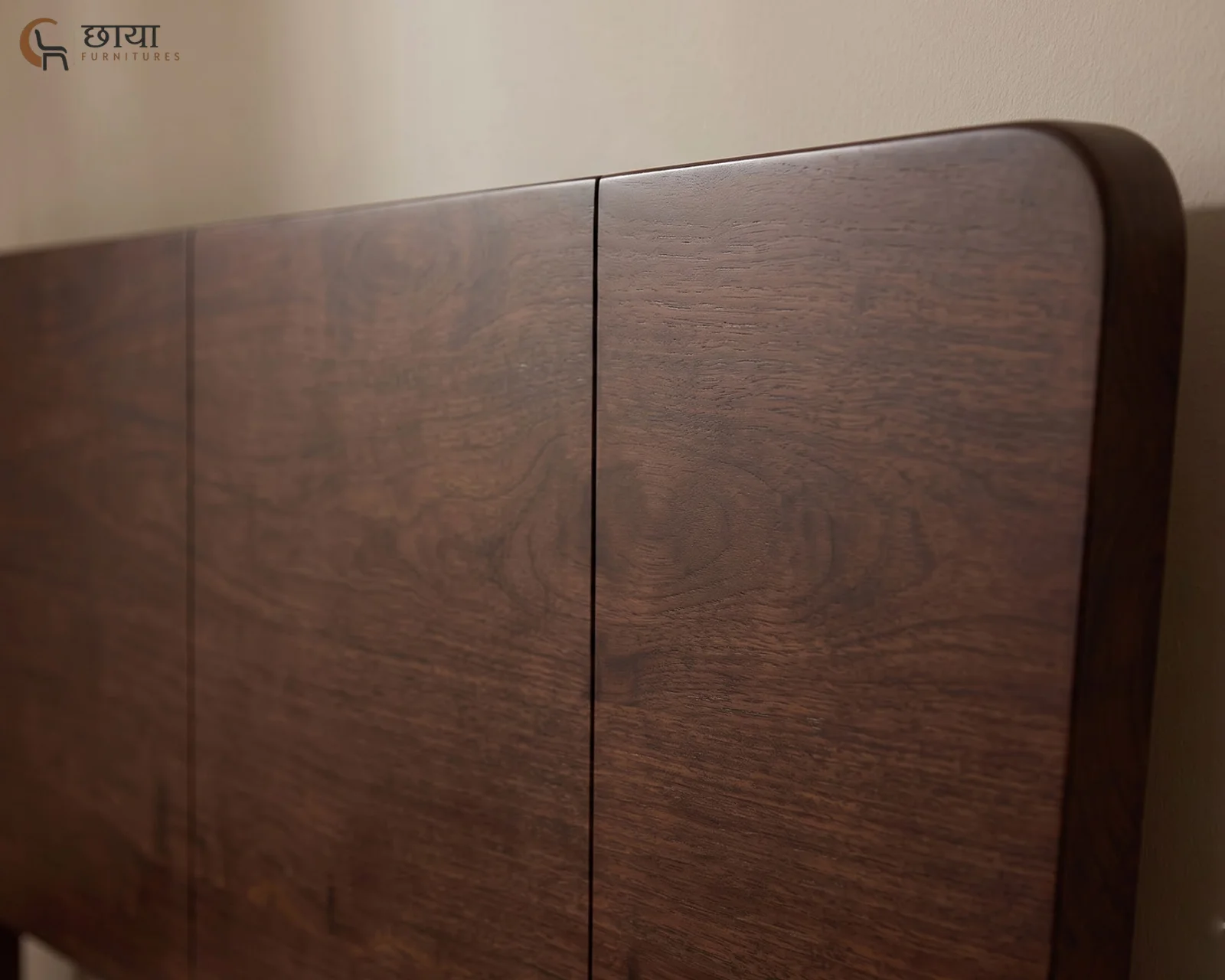 Veer Sheesham Wood Bed With Box Storage (King Size, Walnut Finish) — 22