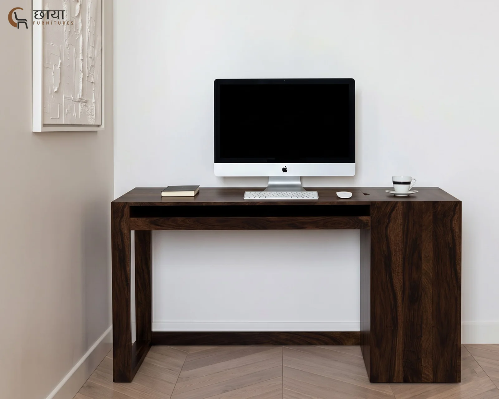 Stark Study Table (Walnut Finish) — 12