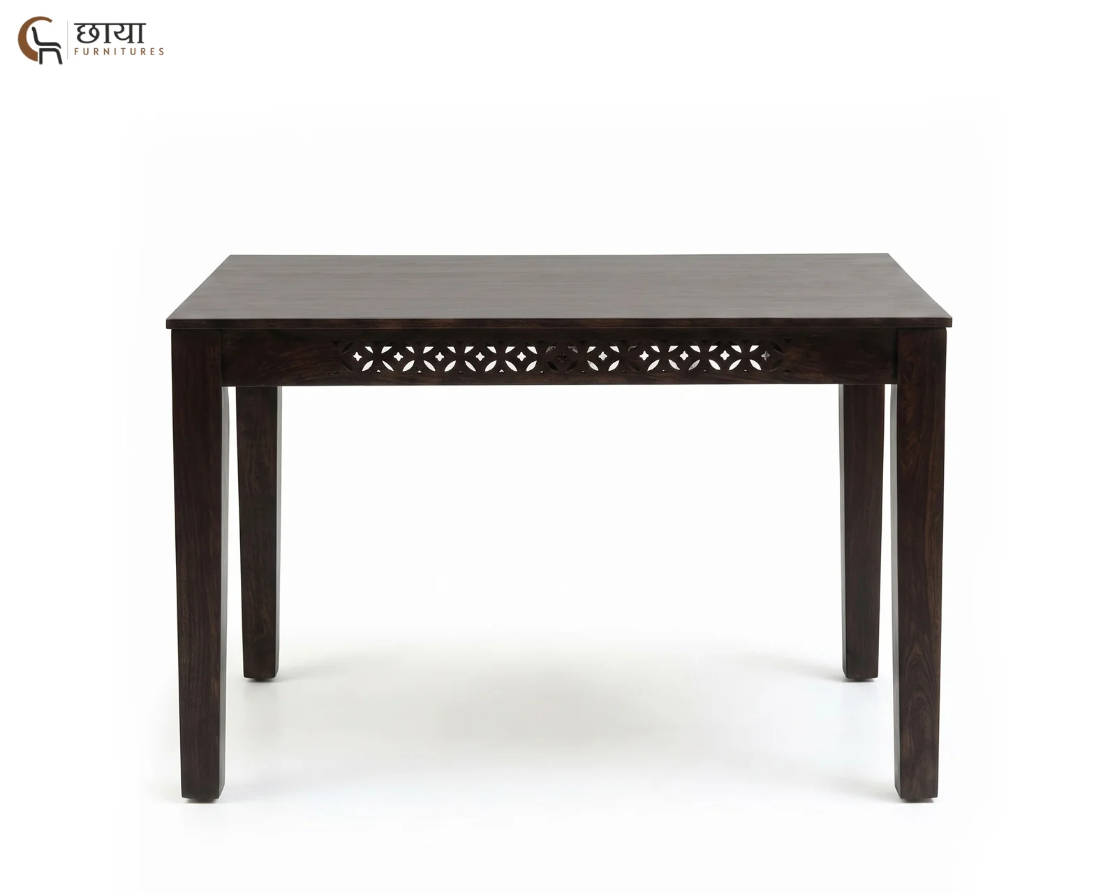 Luxe 4 Seater Dining Table (Walnut Finish) — 44
