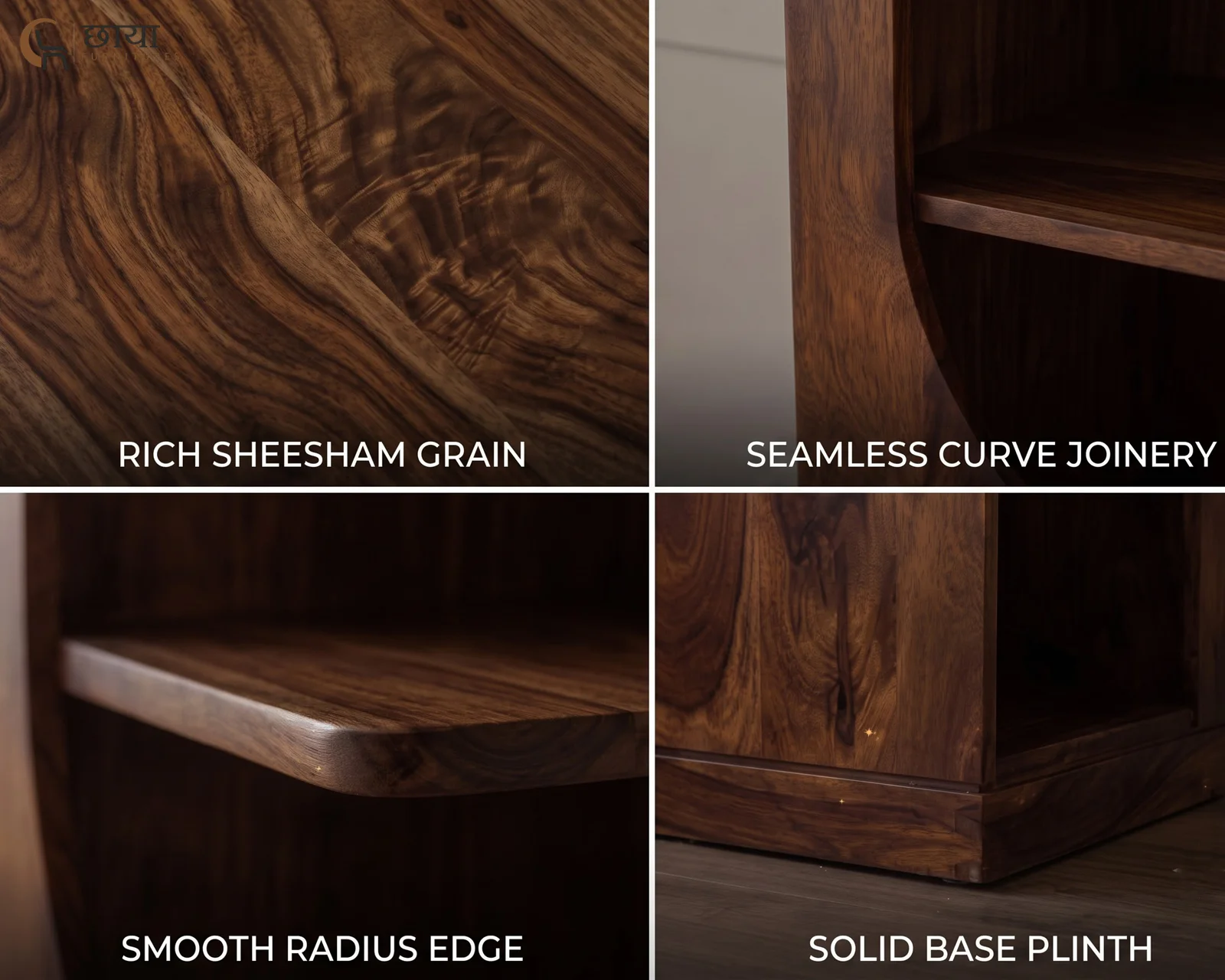 Sandy Book Shelf (Walnut Finish) — 12