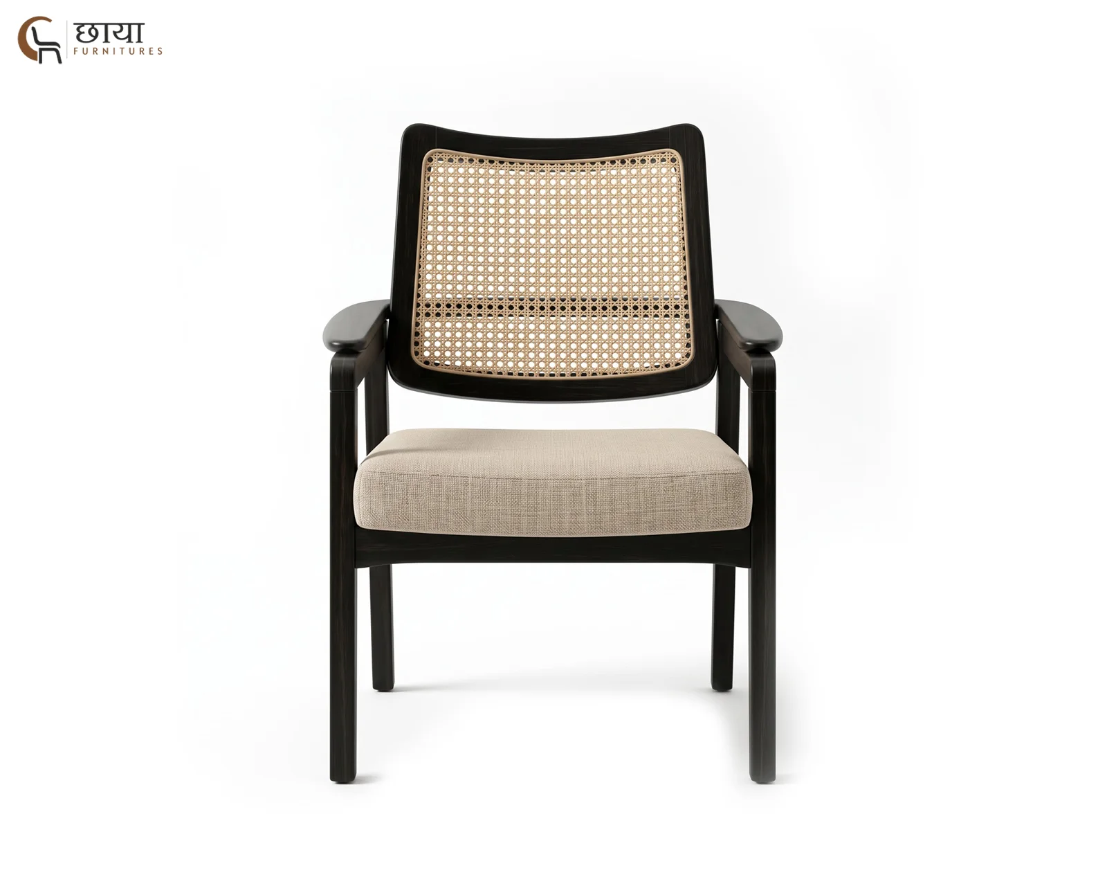 Pollos Arm Chair (Black Finish) — 04