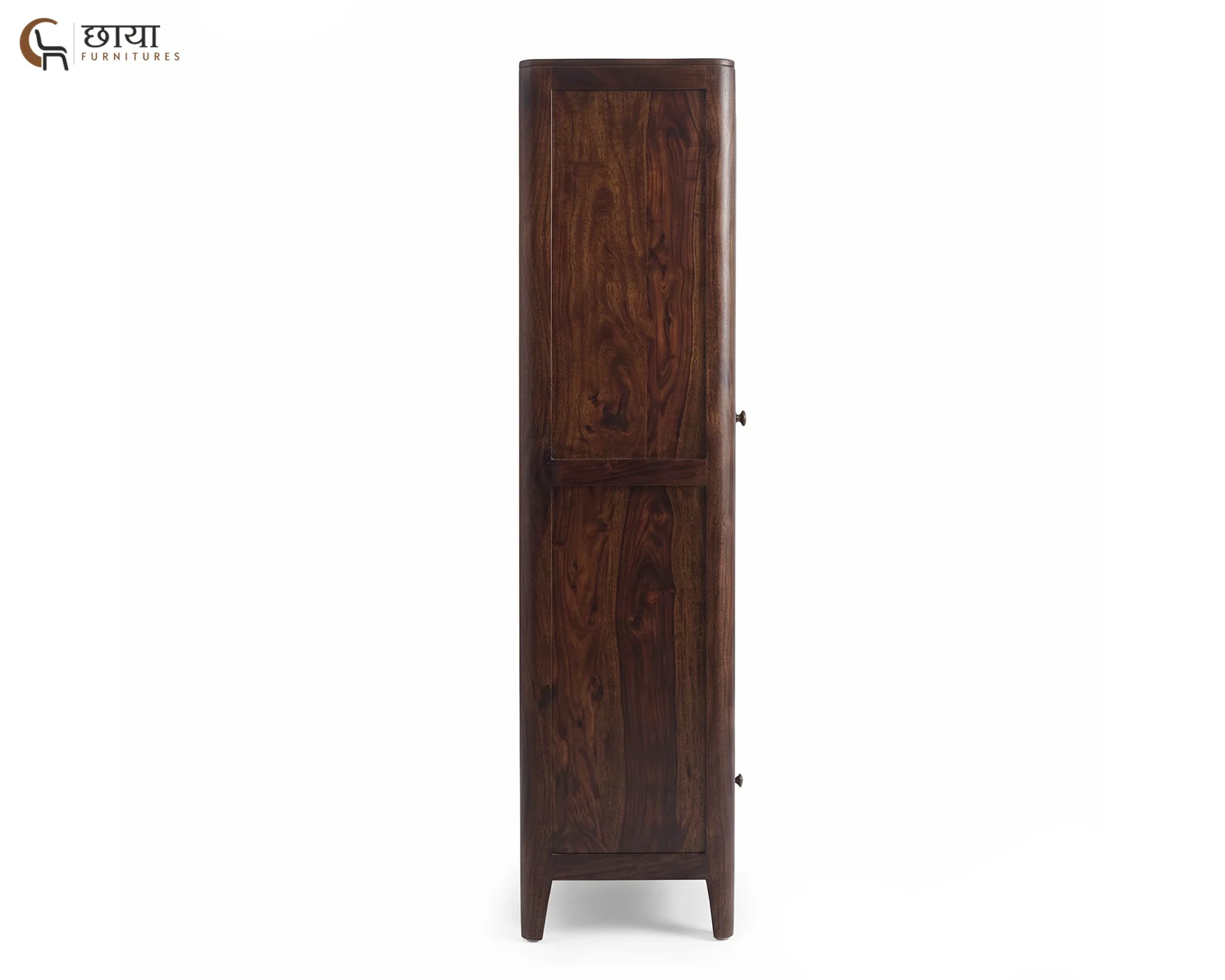 Tommy Sheesham Wood Kitchen Cabinet (Walnut Finish) — 1