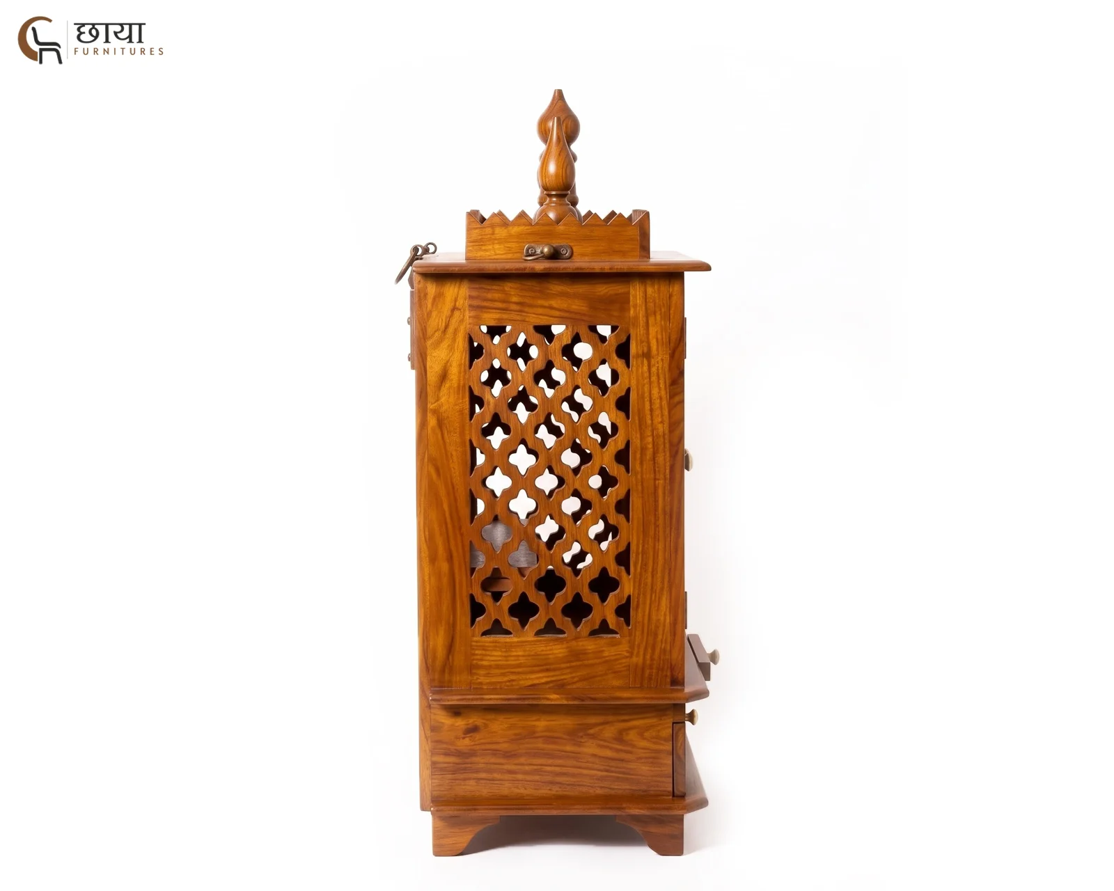 Veda Home Temple (Honey Finish) — 2