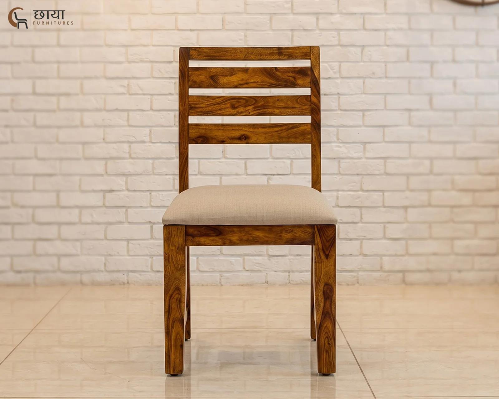 Riwaaz Dining Chair (Honey Finish) — 314