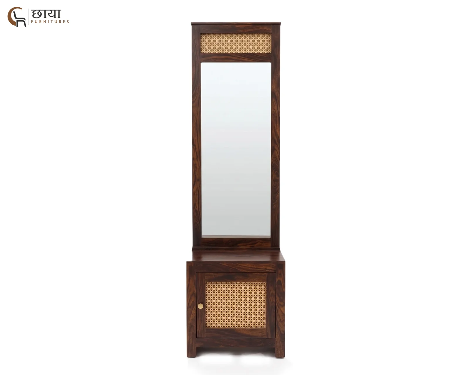 Evara Sheesham Wood Dressing Table (Walnut Finish) — 3