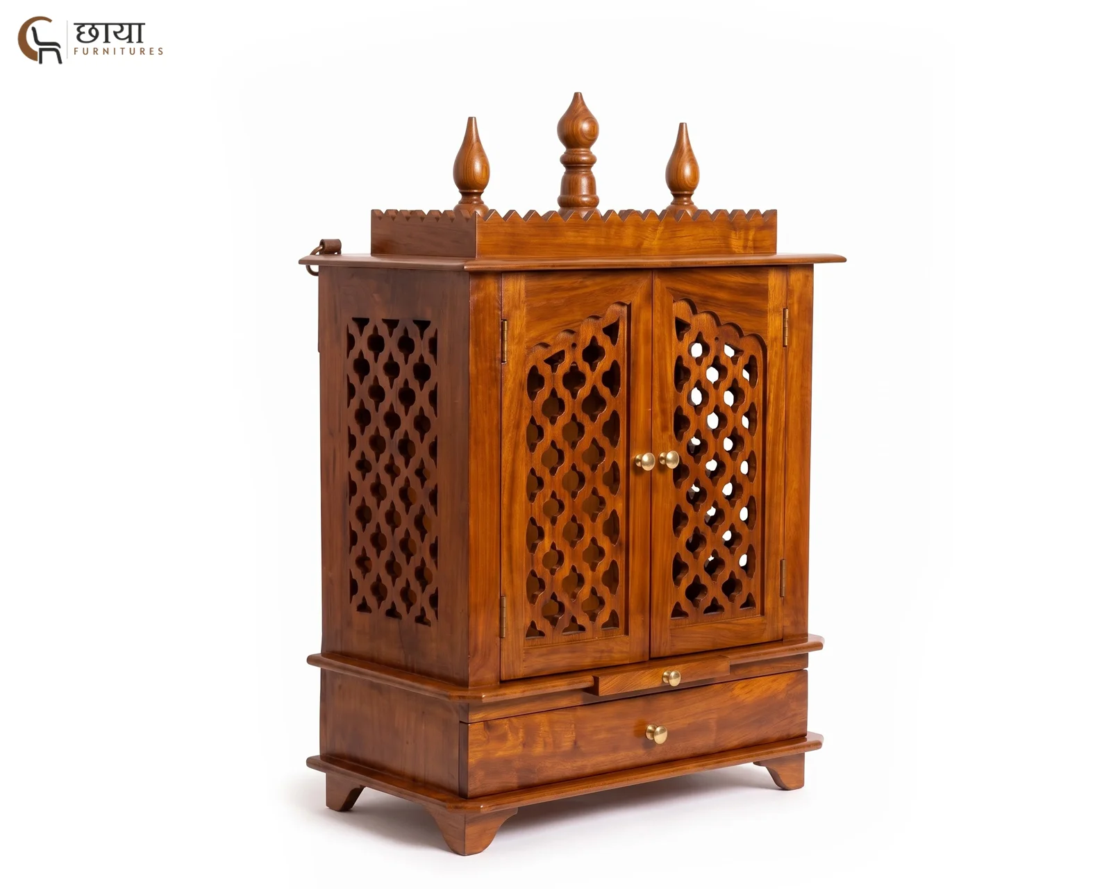 Veda Home Temple (Honey Finish) — 9