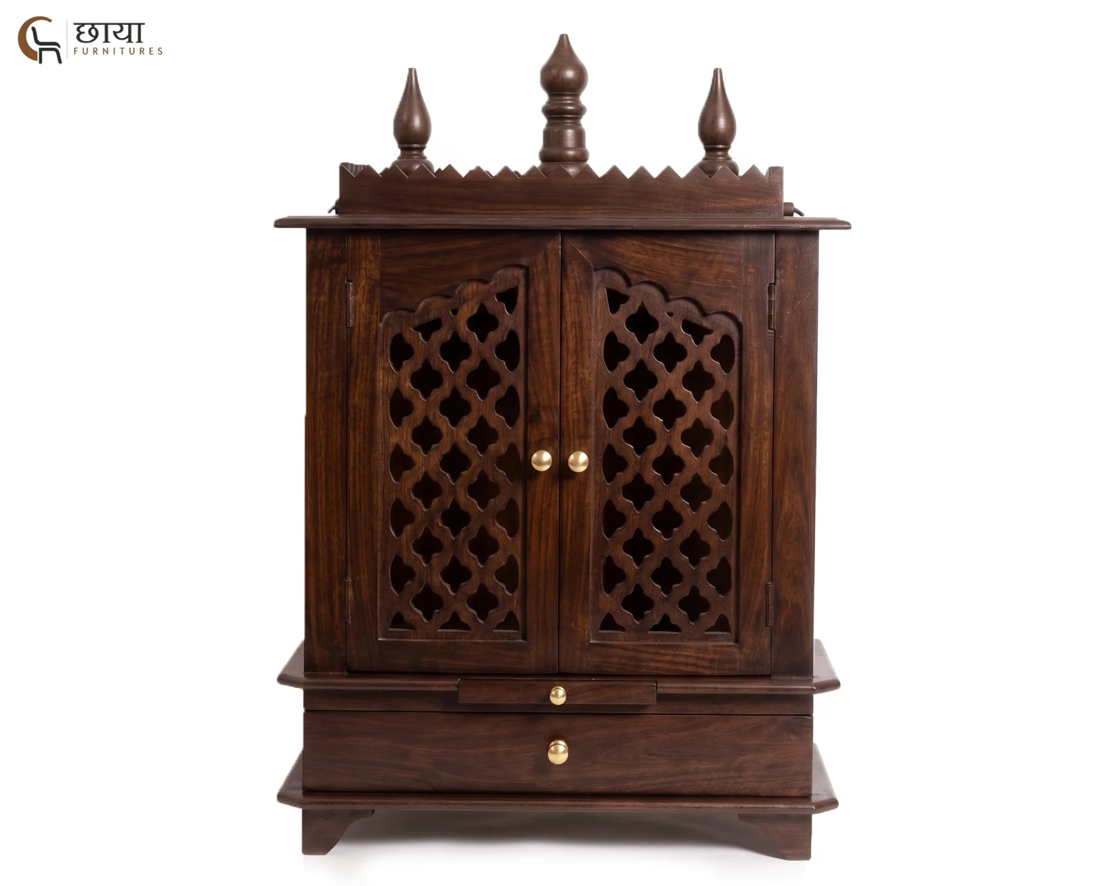 Veda Home Temple (Walnut Finish) — 3