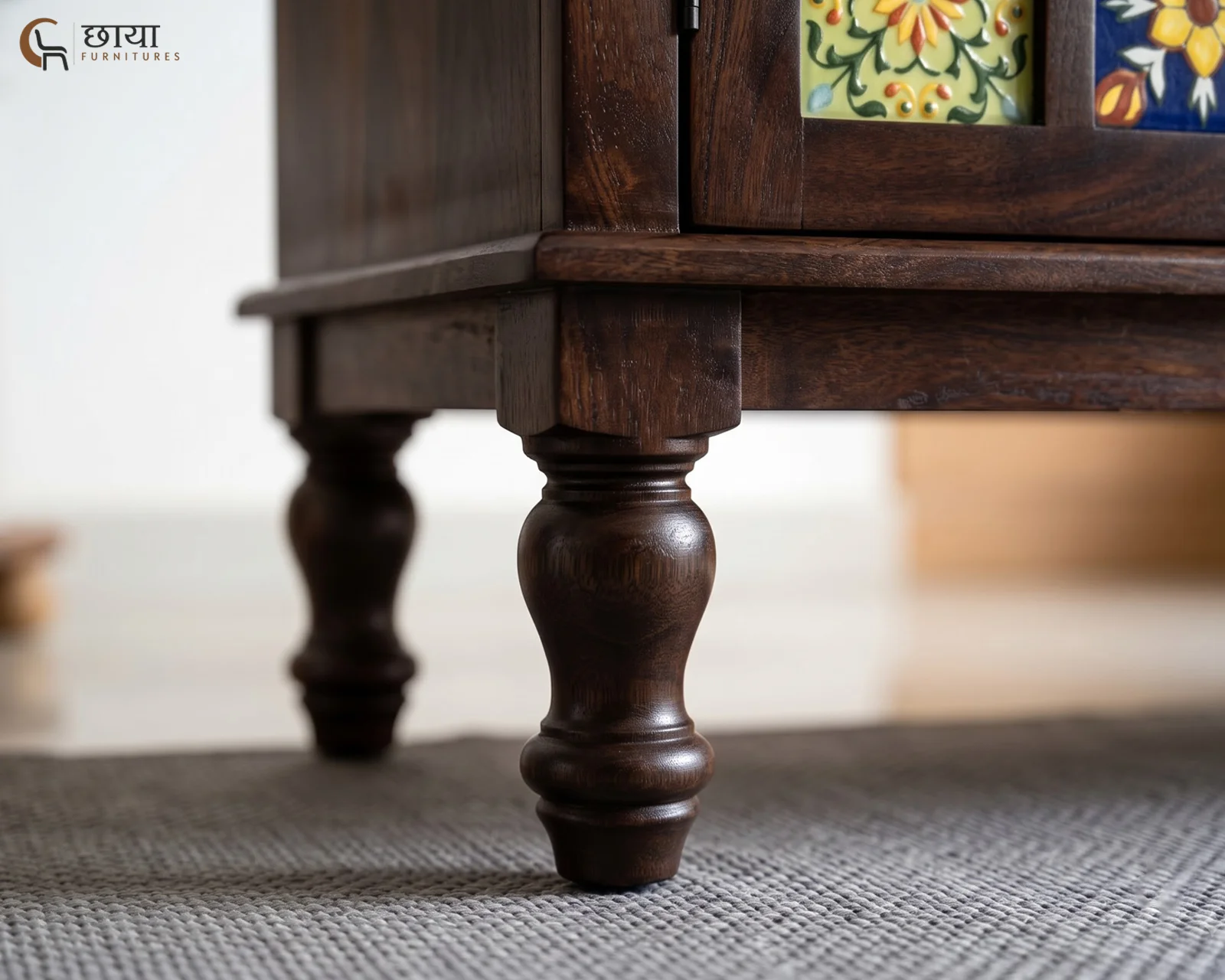 Alvara TV Unit (Walnut Finish) — 13