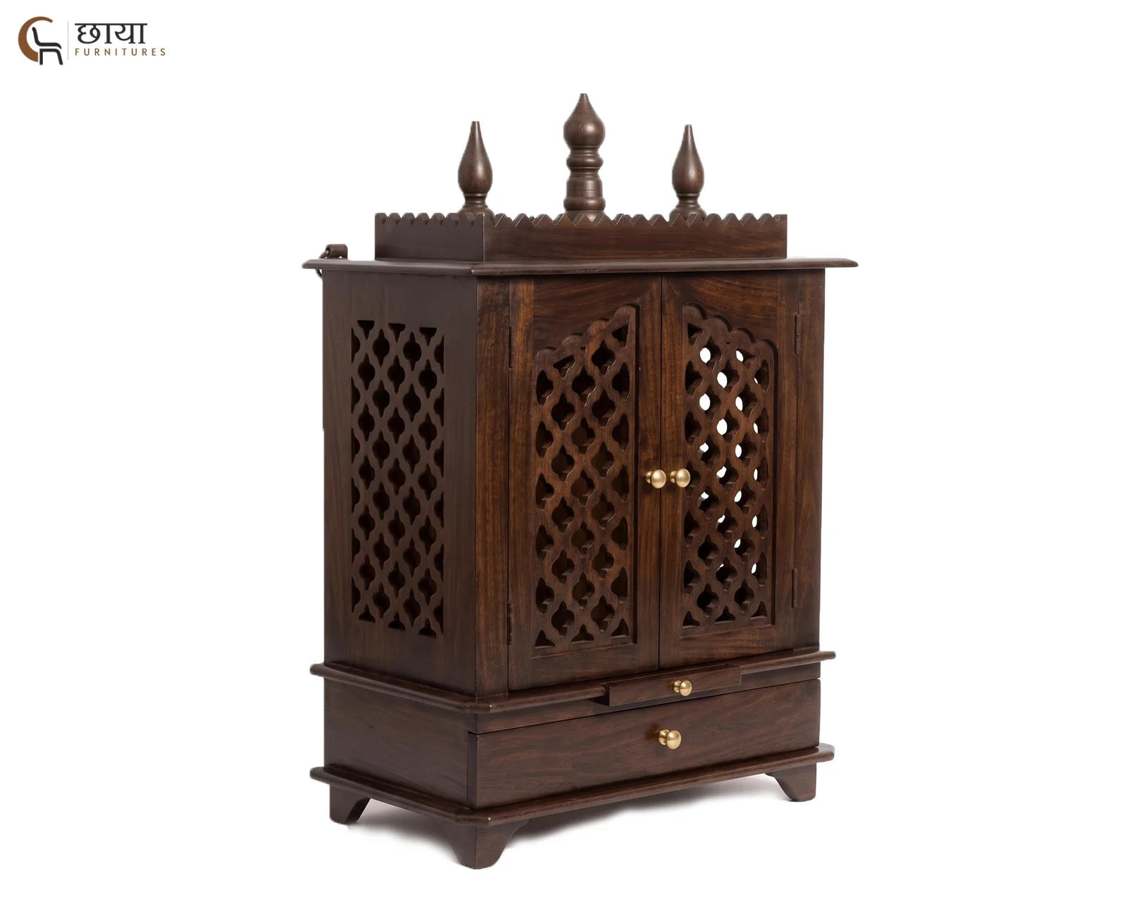 Veda Home Temple (Walnut Finish) — 10