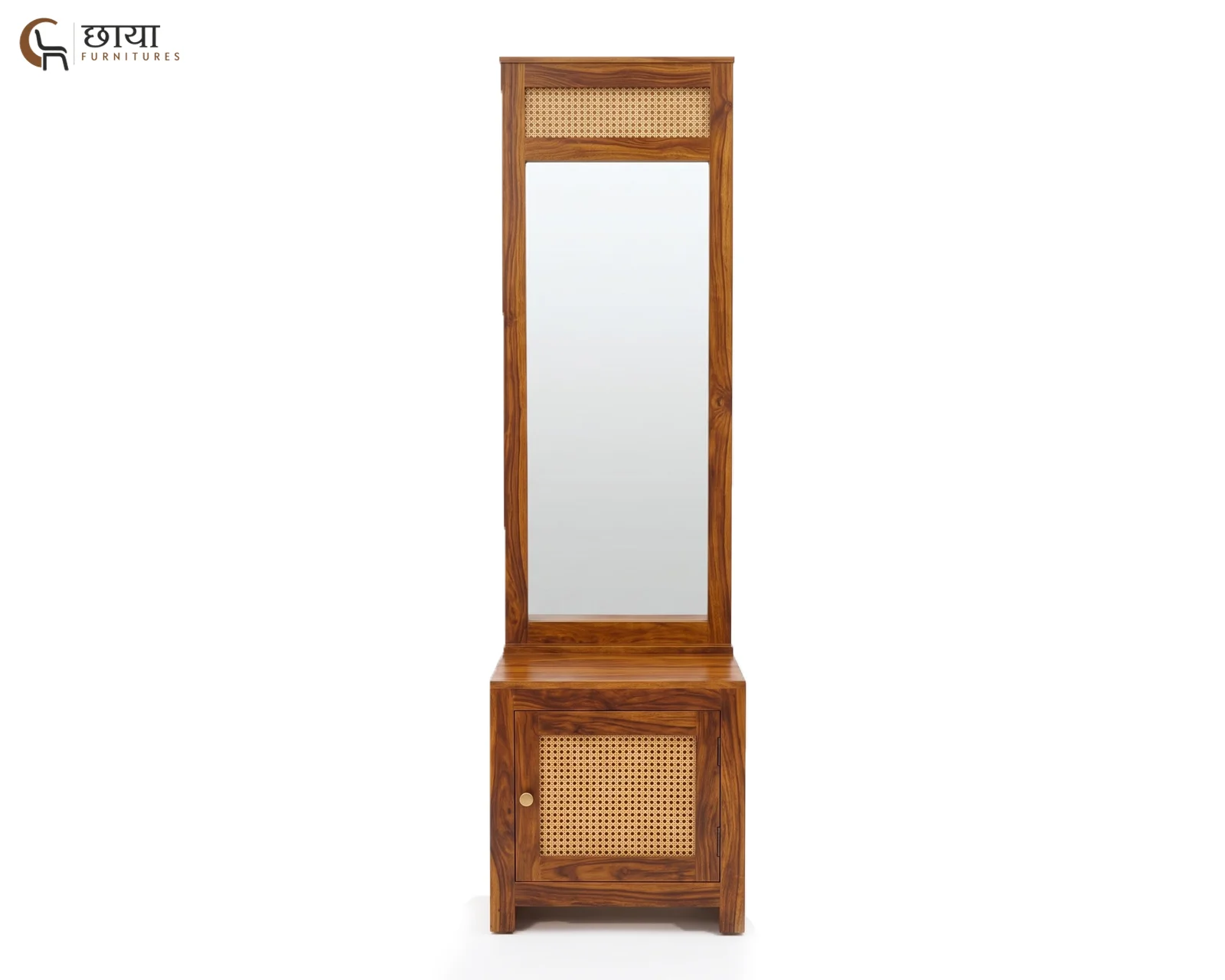 Evara Sheesham Wood Dressing Table (Honey Finish) — 22