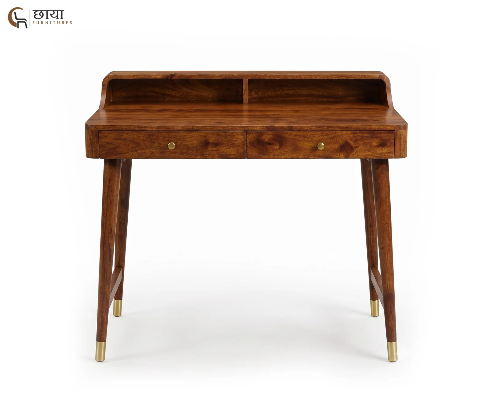 Axel Study Table (Teak Finish) — 3