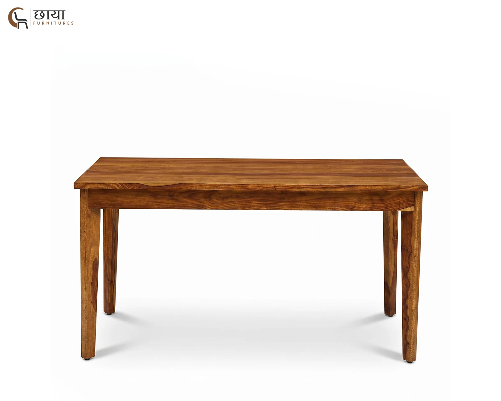 Aangan 6 Seater Dining Table (Honey Finish) — 1