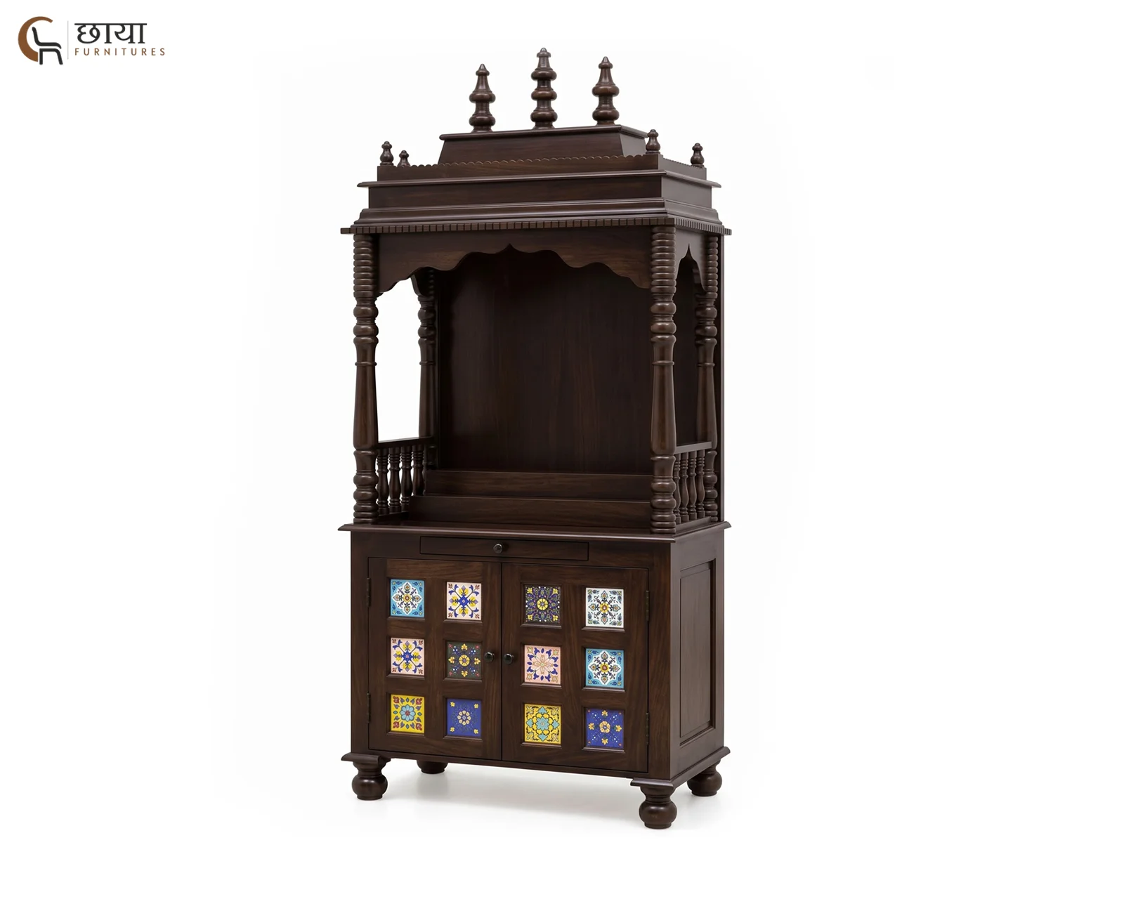 Alvara Home Temple (Walnut Finish) — 5