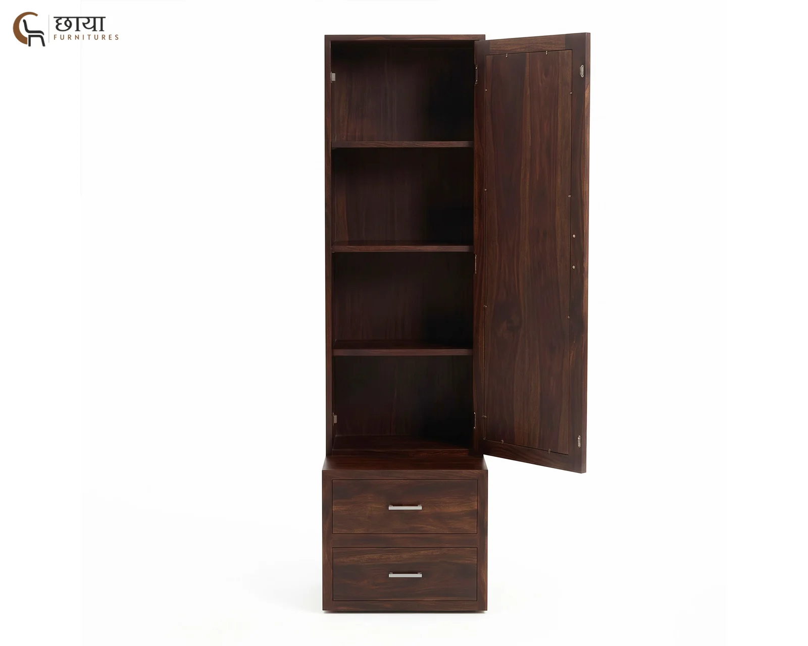 Aarav Sheesham Wood Dressing Table (Walnut Finish) — 1