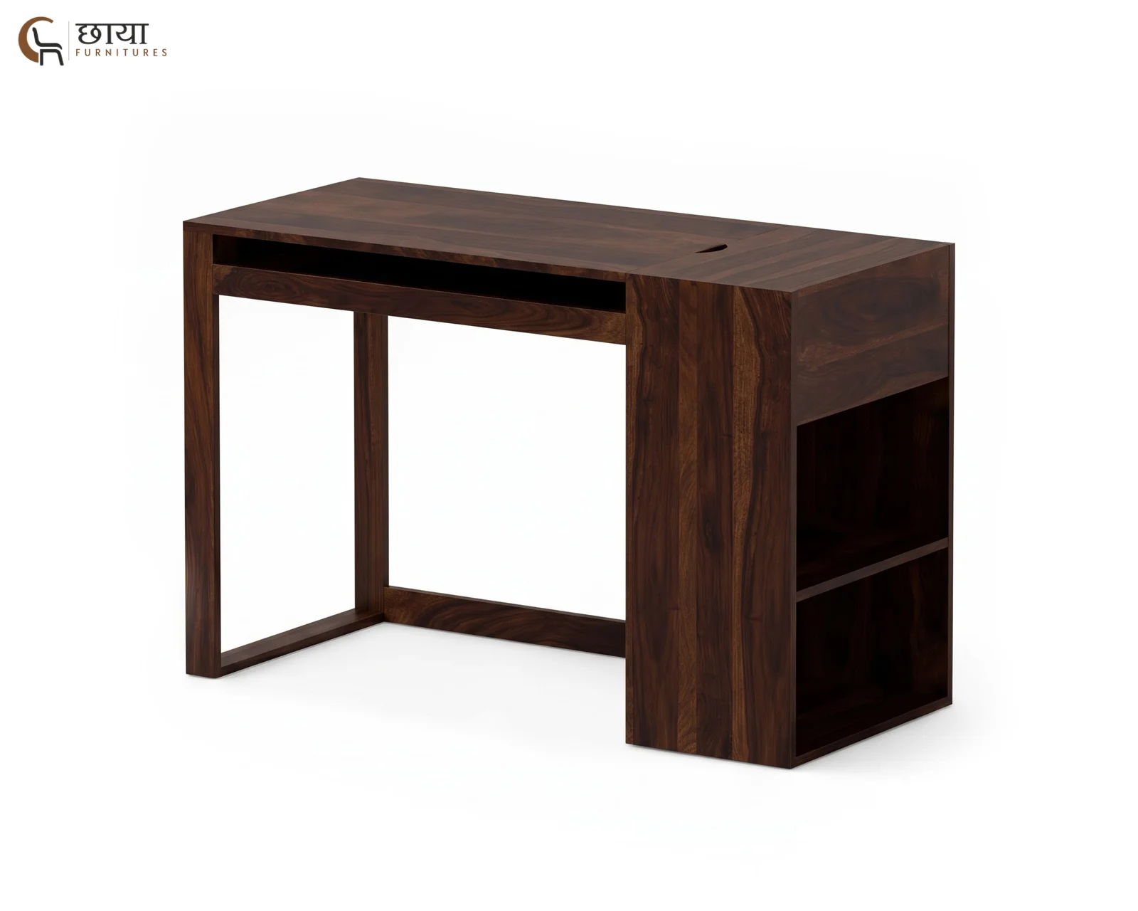 Stark Study Table (Walnut Finish) — 3