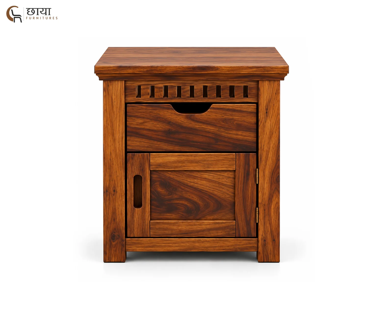 Haven Bedside Table (Honey Finish) — 4