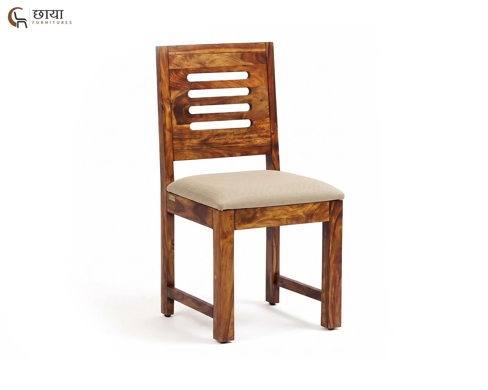 Velora Dining Chair (Honey Finish) — 5