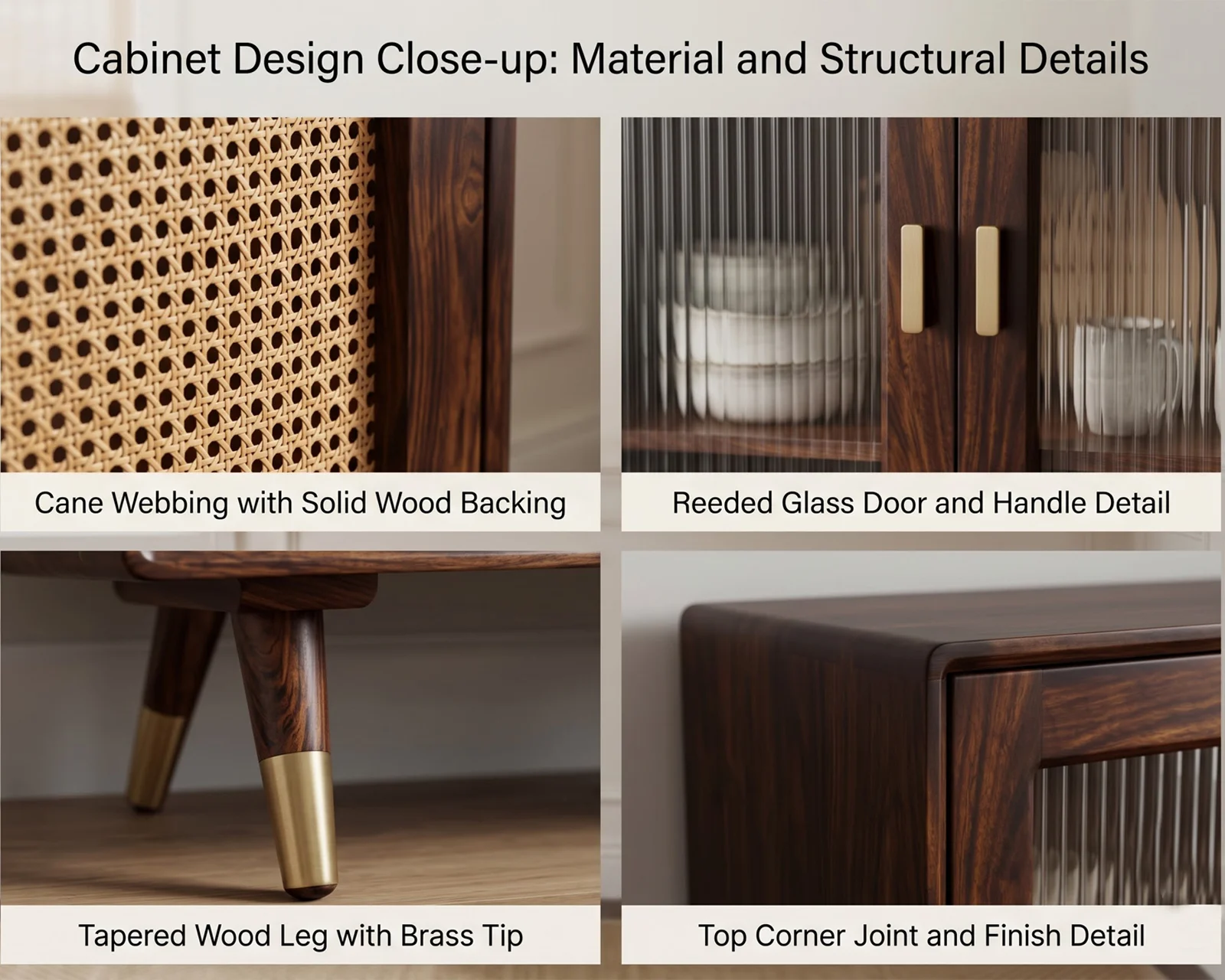 Jerald Sheesham Wood Kitchen Cabinet (Walnut Finish) — 23