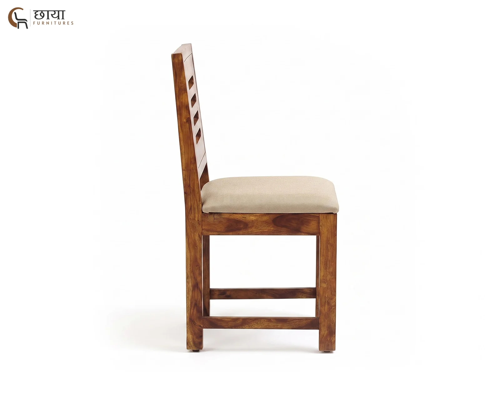 Velora Dining Chair (Honey Finish) — 3