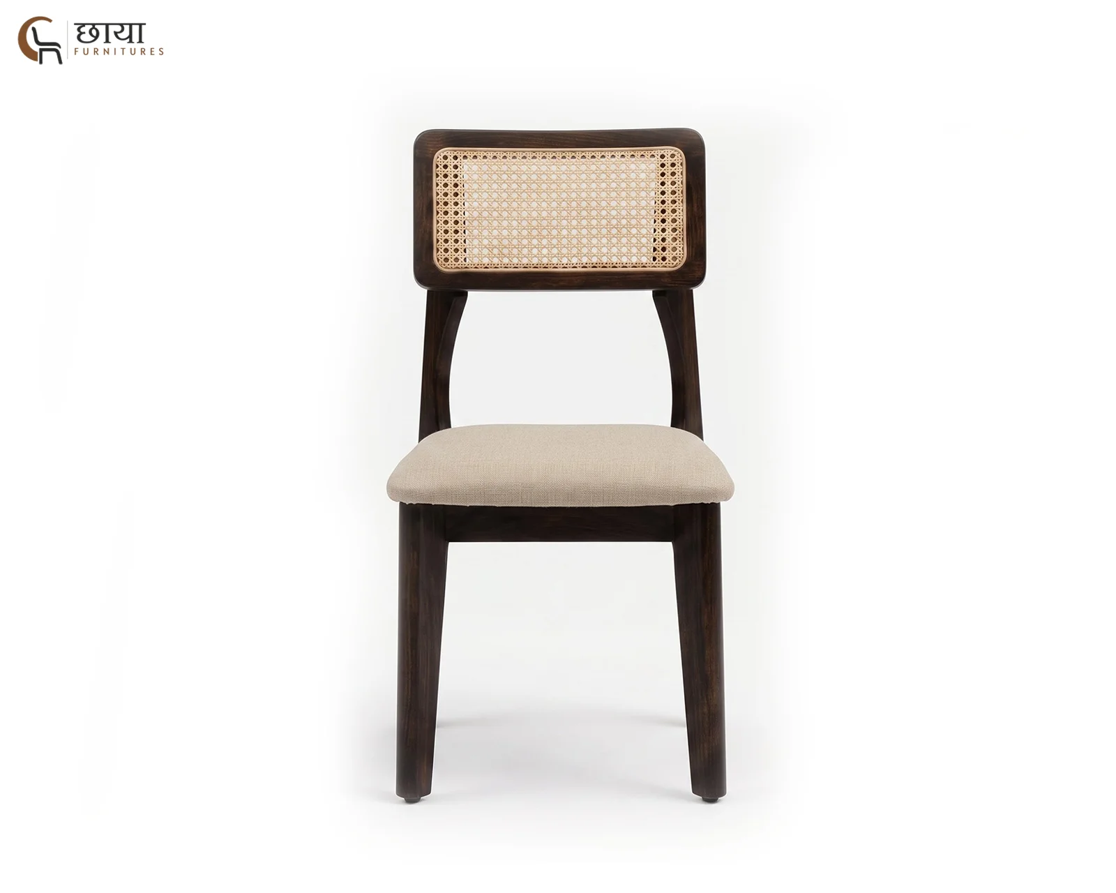 Aangan Dining Chair (Walnut Finish) — 8