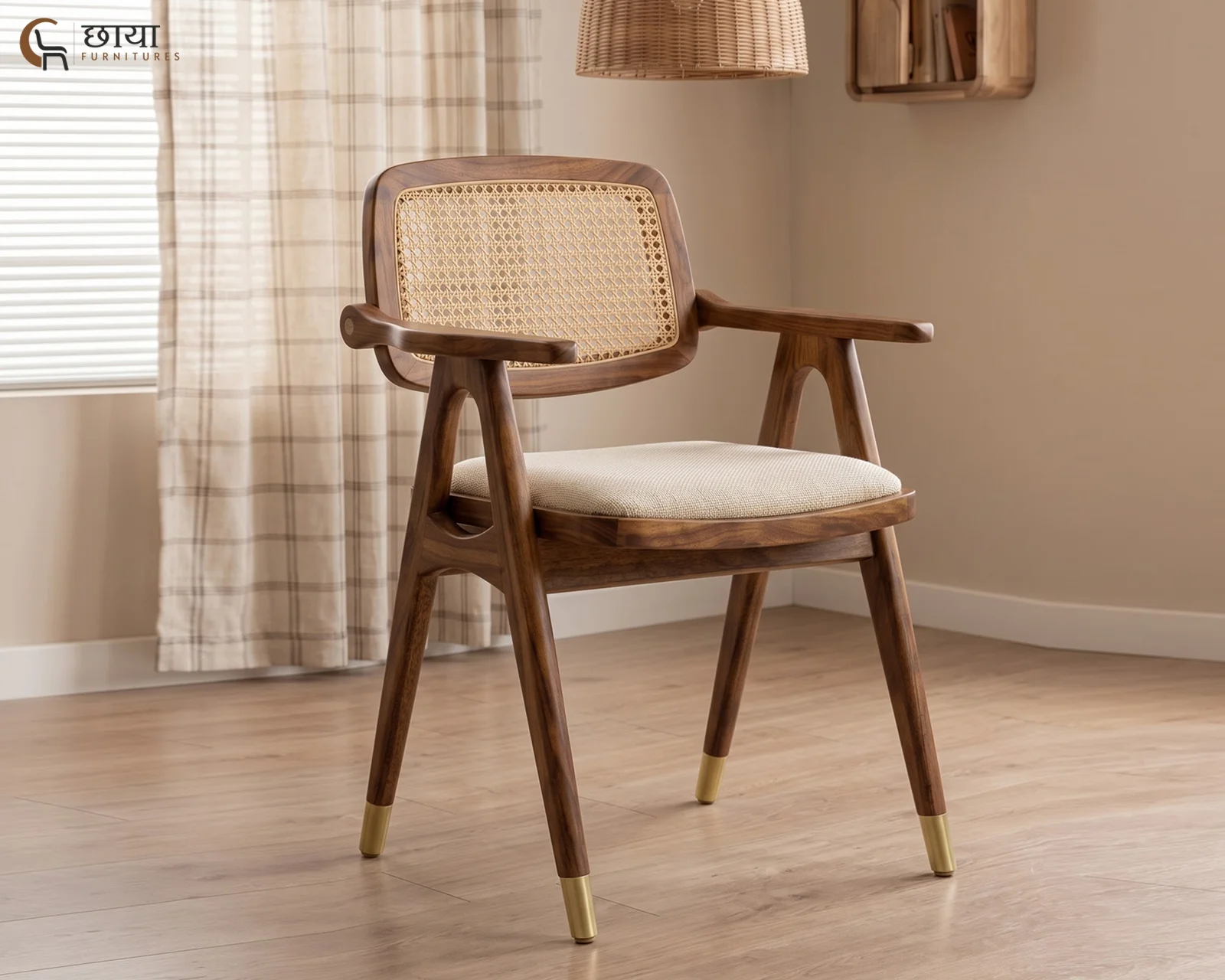 Rasoi Dining Chair (Honey Finish) — 24