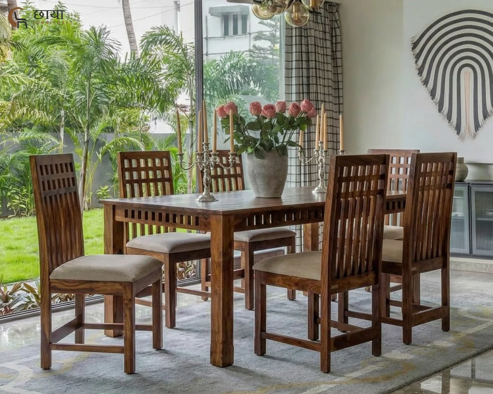 Haven 6 Seater Dining Table Set — 4