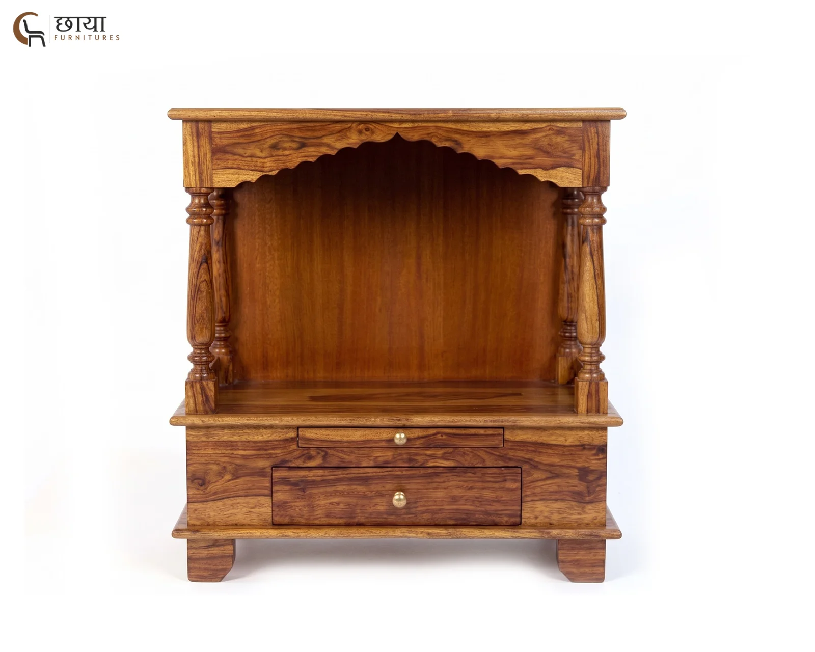 Aradhya Home Temple (Honey Finish) — 11