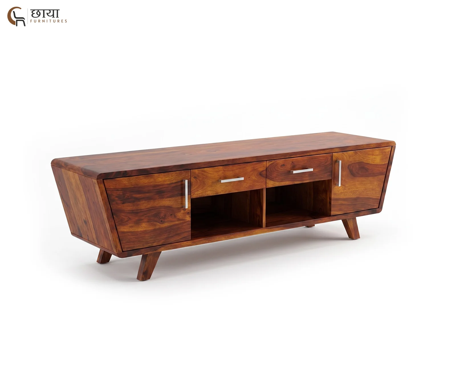 Maison Tv Unit (Honey Finish) — 5