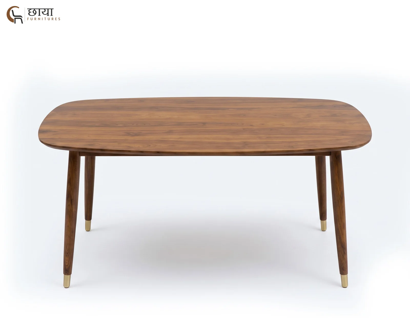 Rasoi 6 Seater Dining Table (Honey Finish) — 2