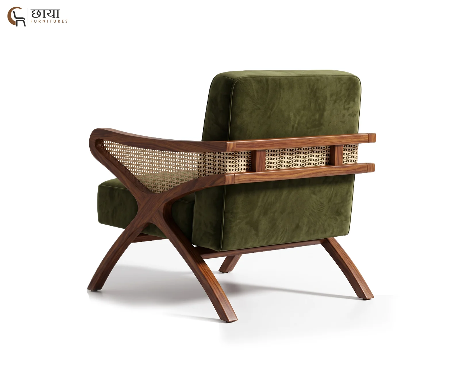 Hunk Arm Chair (Green Velvet) — 3