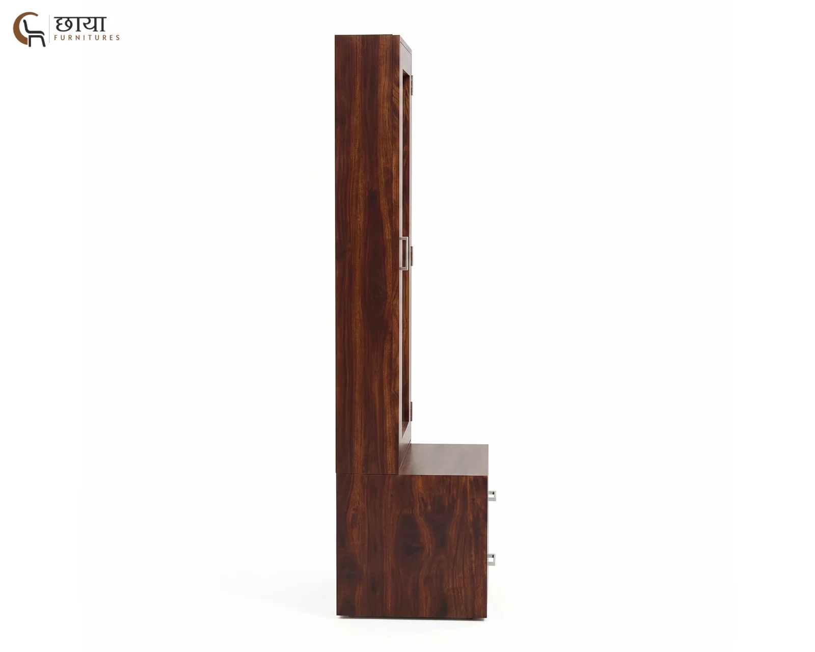 Aarav Sheesham Wood Dressing Table (Walnut Finish) — 3