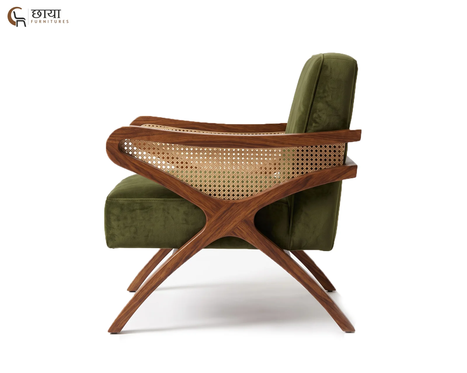 Hunk Arm Chair (Green Velvet) — 2