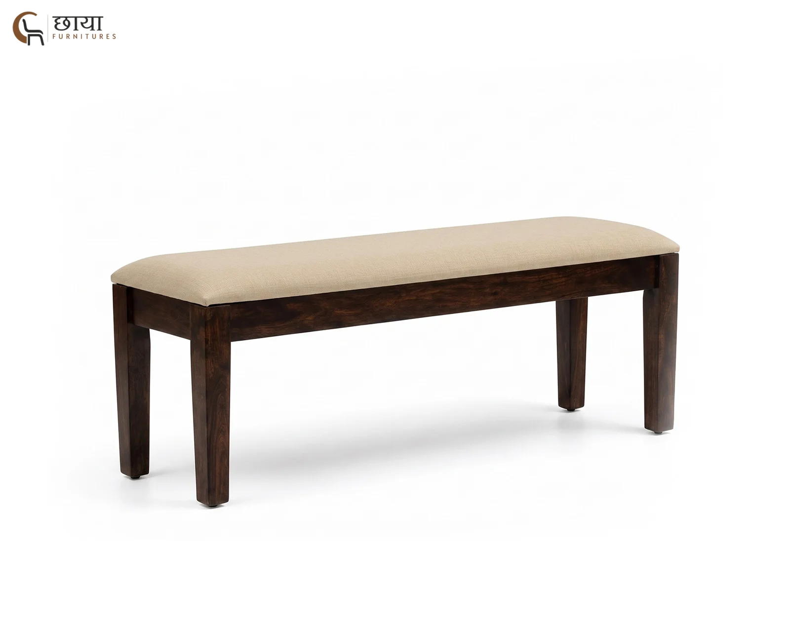 Riwaaz Dining Bench (Walnut Finish) — 6