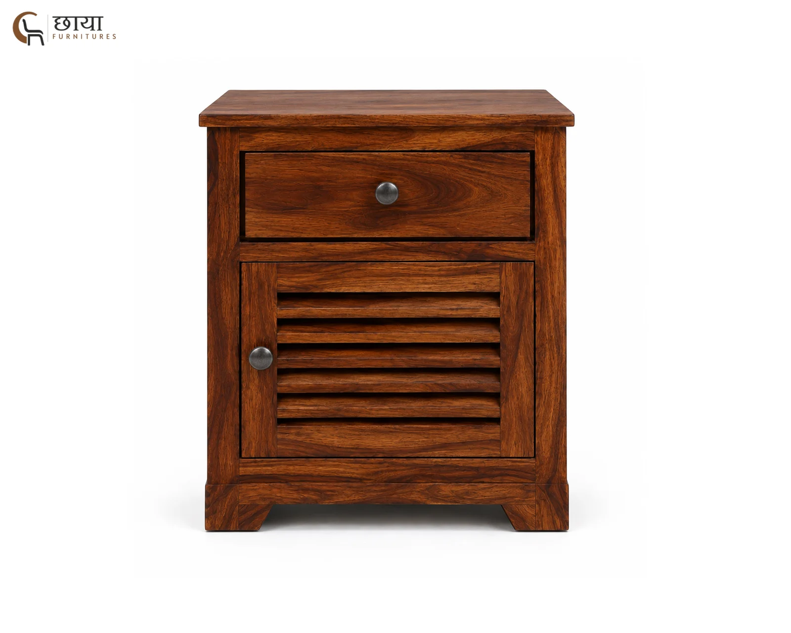 Riyasat Bedside Table (Honey Finish) — 6