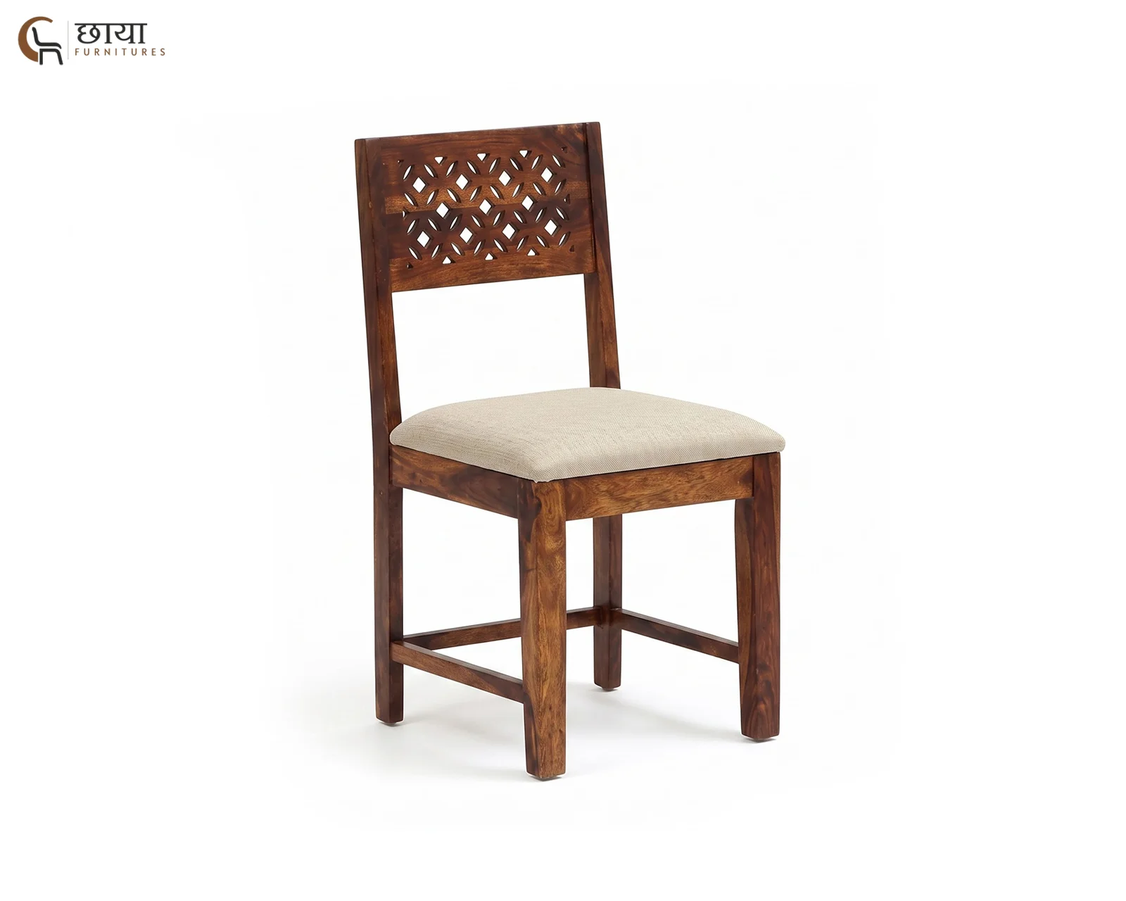 Luxe Dining Chair (Honey Finish) — 26