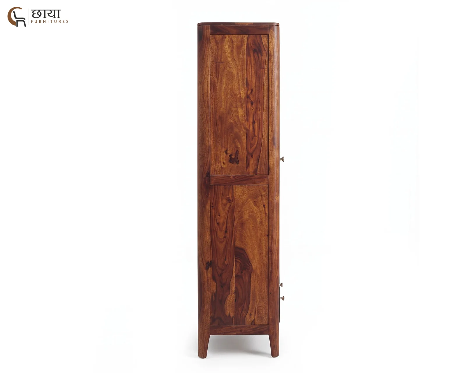 Tommy Sheesham Wood Kitchen Cabinet (Honey Finish) — 8