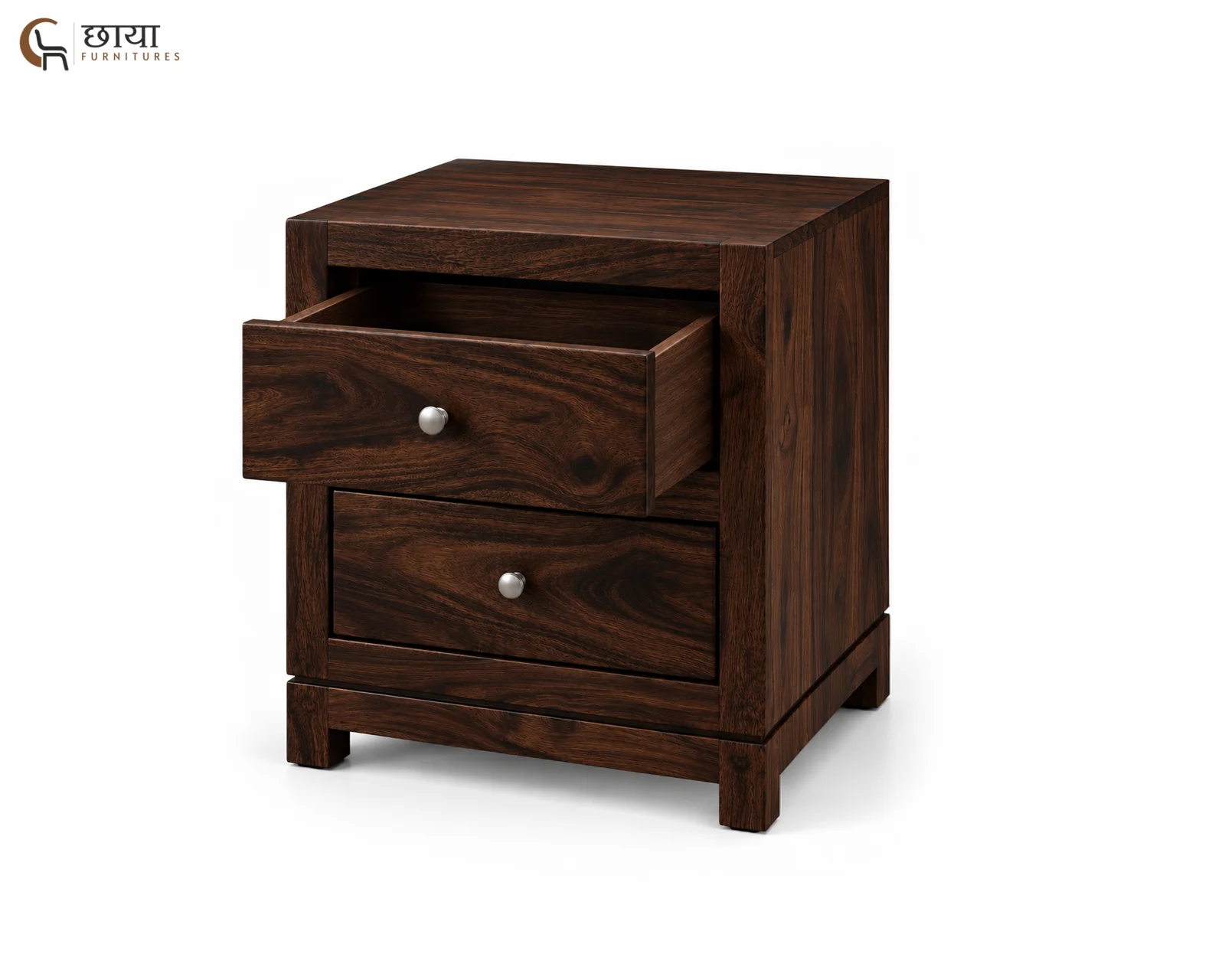 Nidra Bedside Table (Walnut Finish) — 6