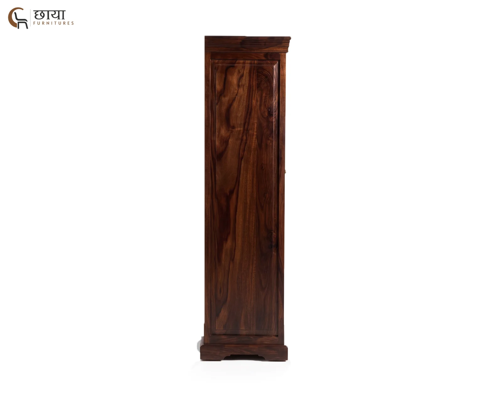 Steve Sheesham Wood Kitchen Cabinet (Walnut Finish) — 1