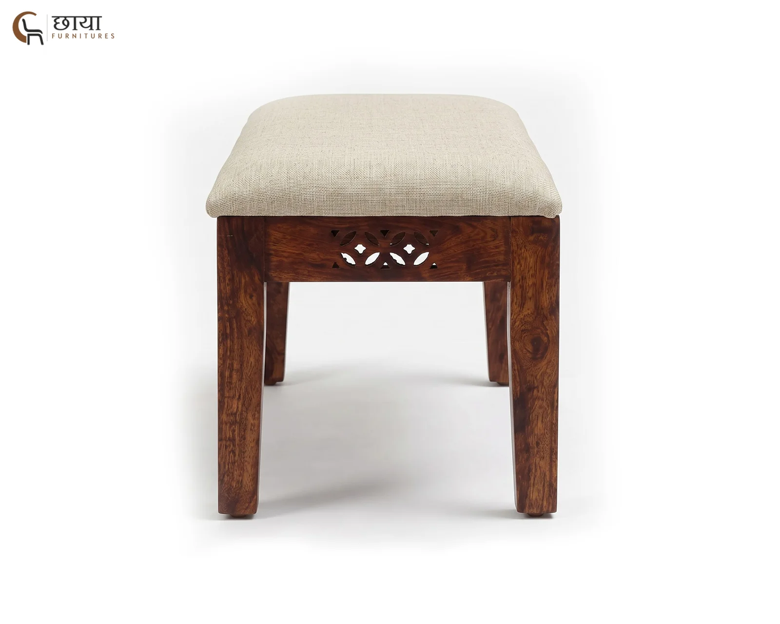 Luxe Dining Bench (Honey Finish) — 5