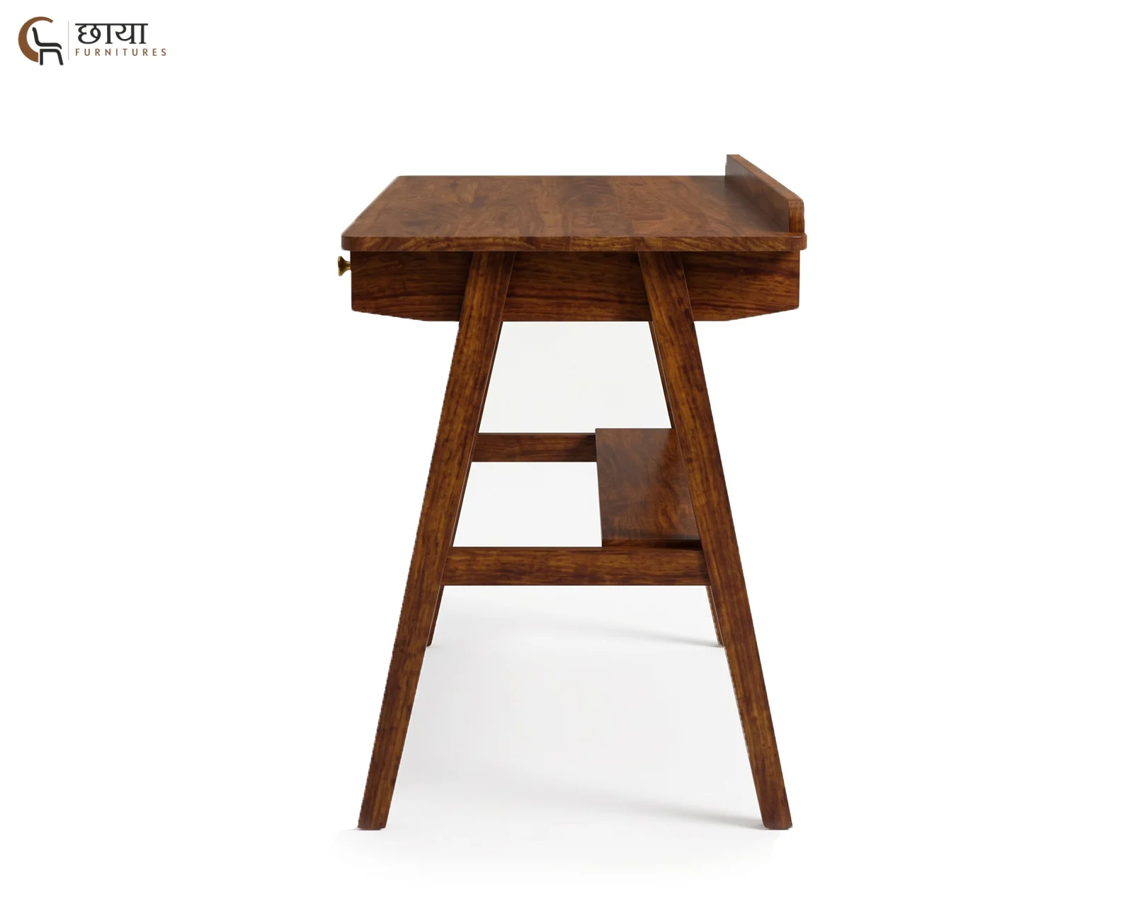 Mira Study Table (Teak Finish) — 3