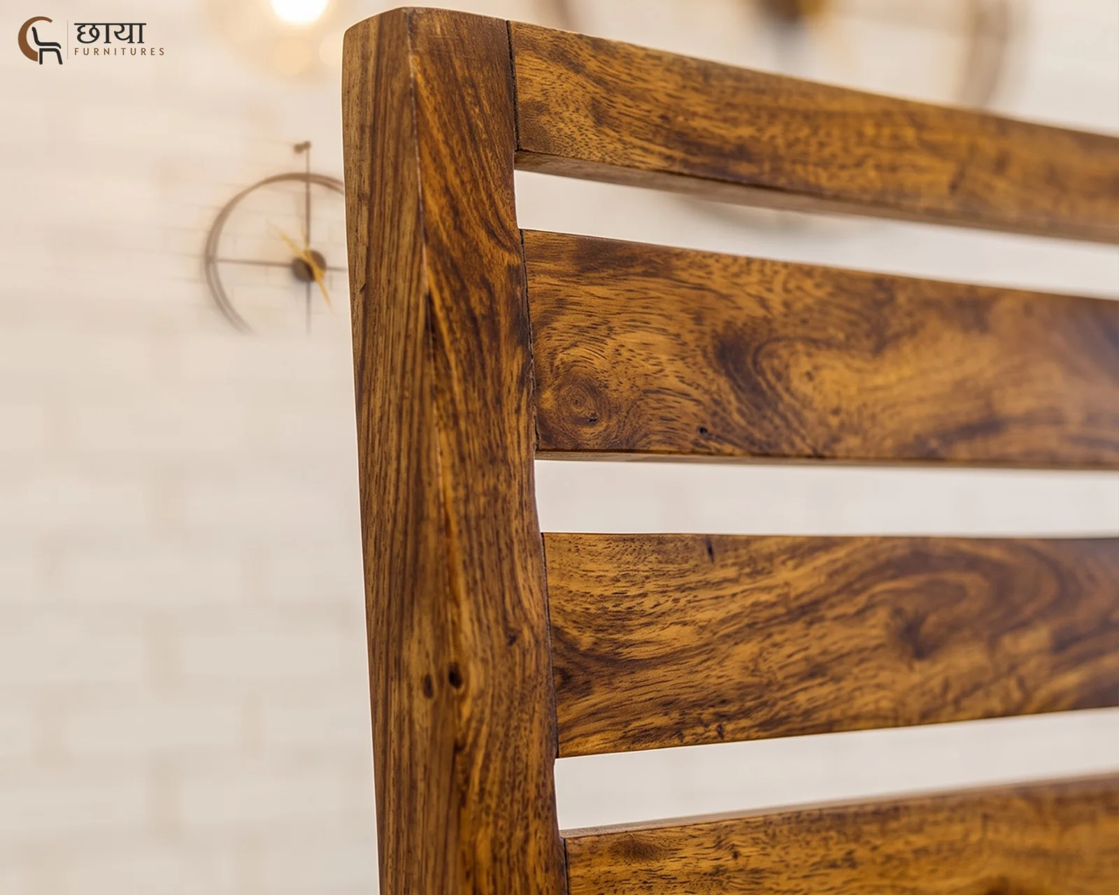 Riwaaz Dining Chair (Honey Finish) — 303