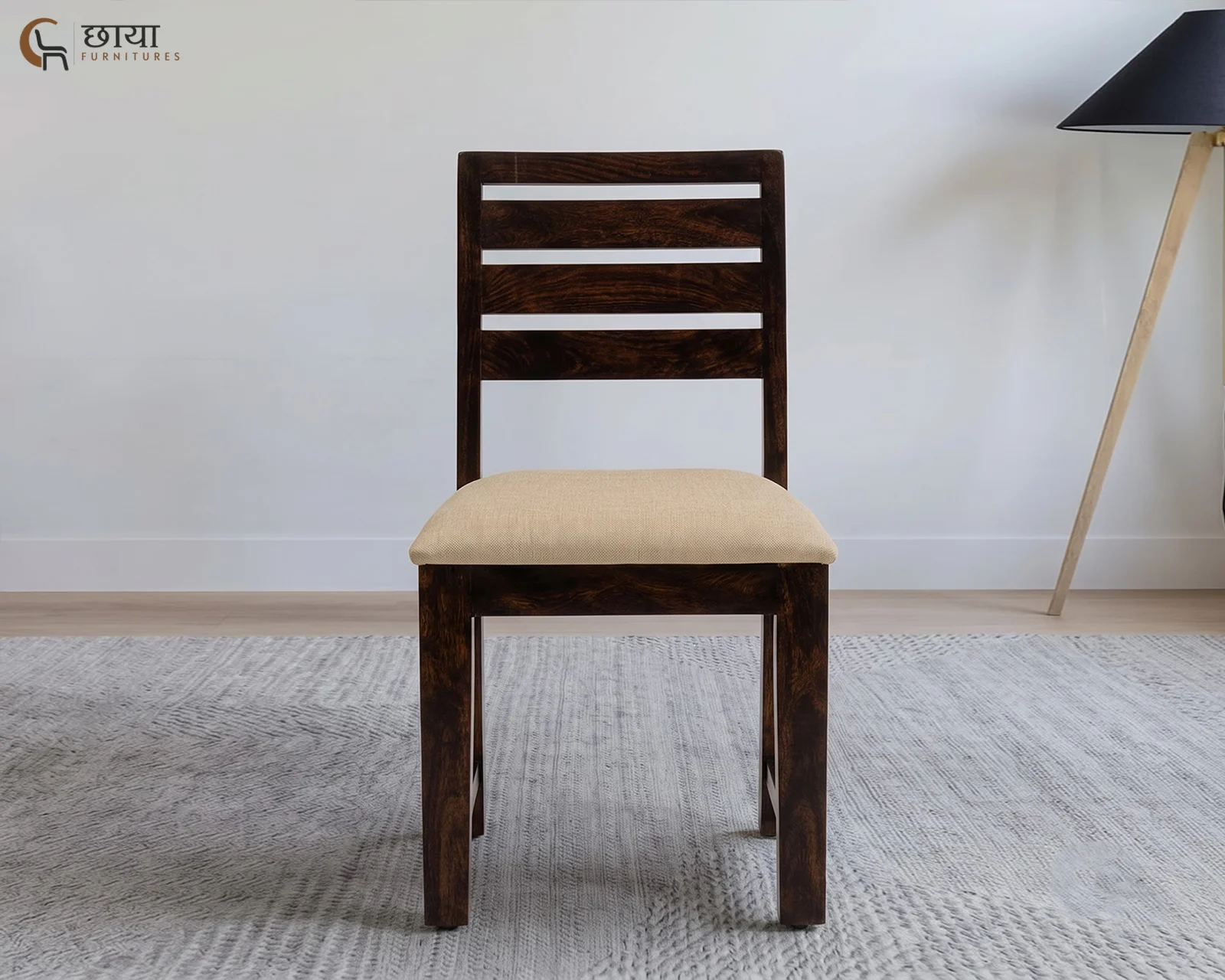 Riwaaz Dining Chair (Walnut Finish) — 306