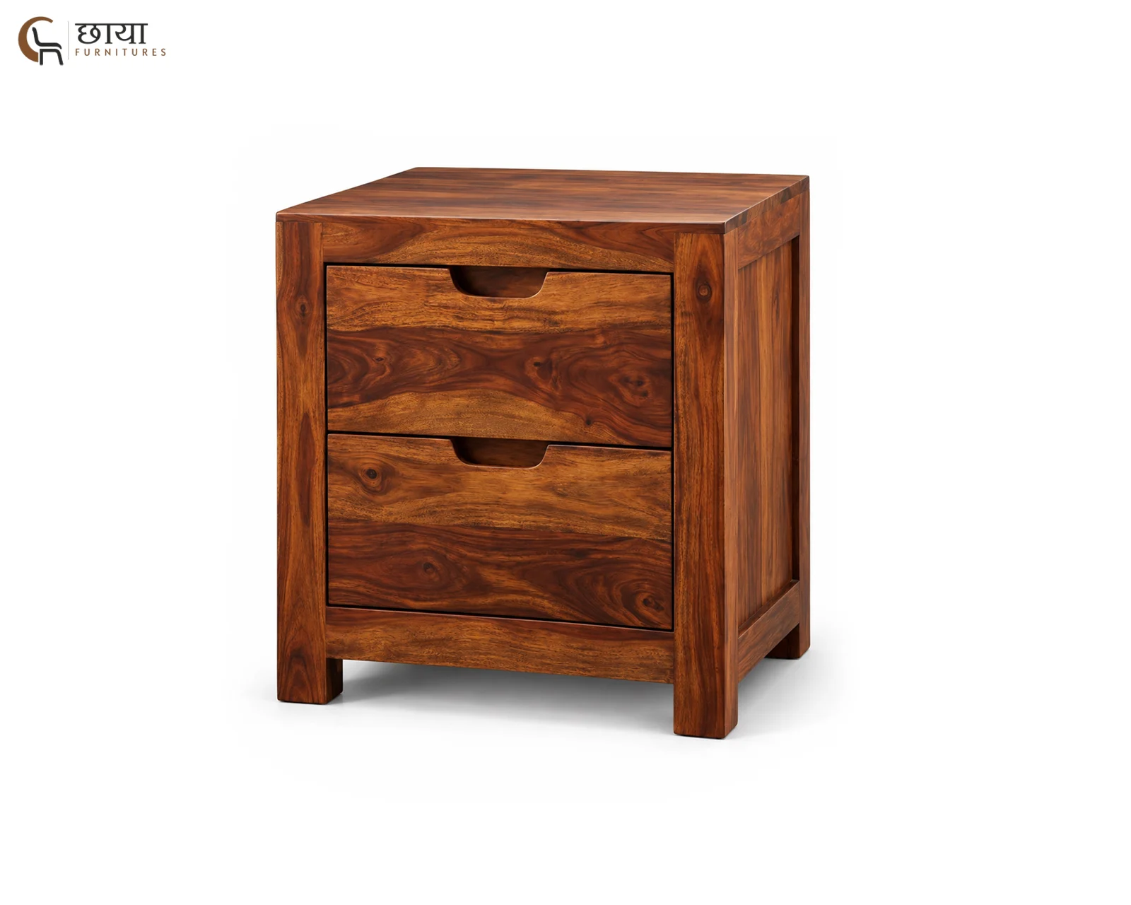 Veer Bedside Table (Honey Finish) — 6