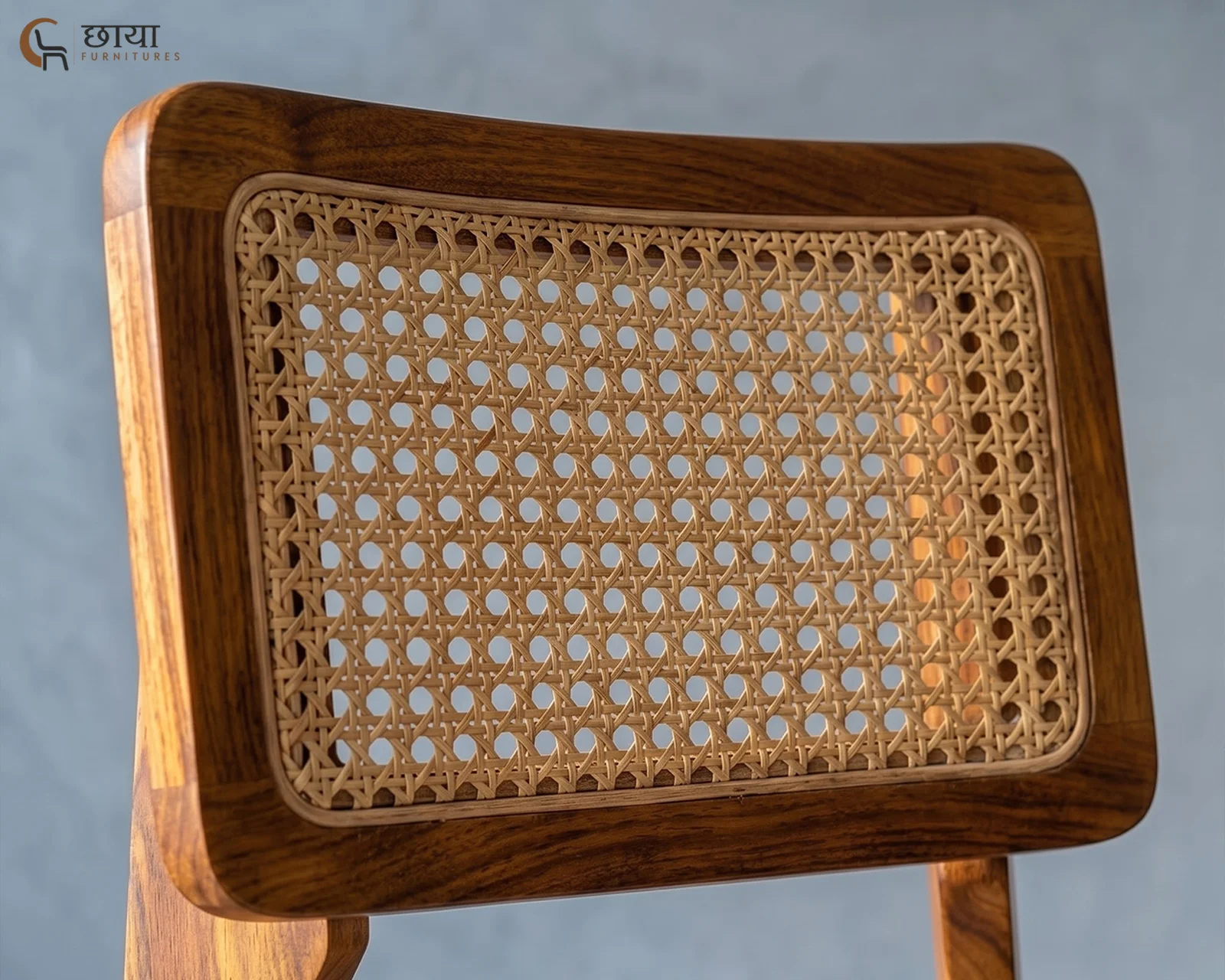 Aangan Dining Chair (Honey Finish) — 008