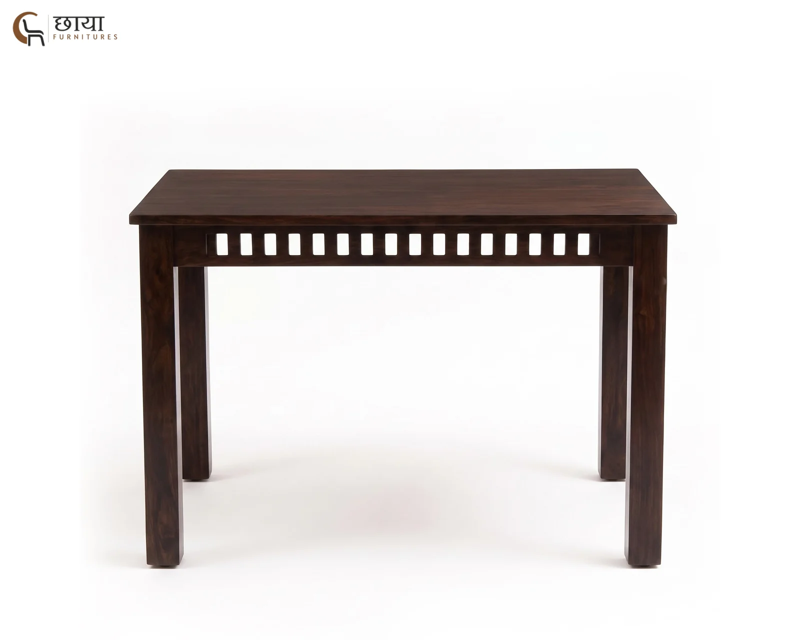 Haven 4 Seater Dining Table Set (Walnut Finish) — 5