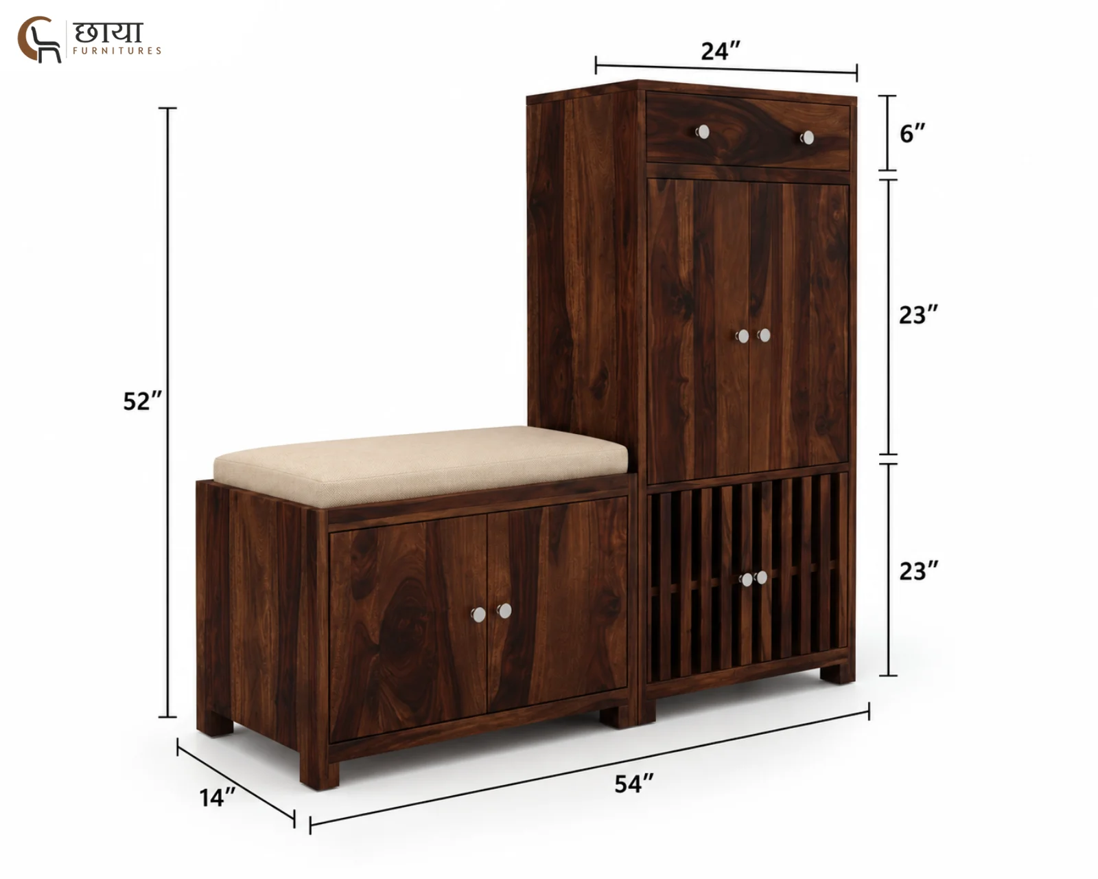 Saanvi Shoe Rack (Walnut Finish) — dimm (2)