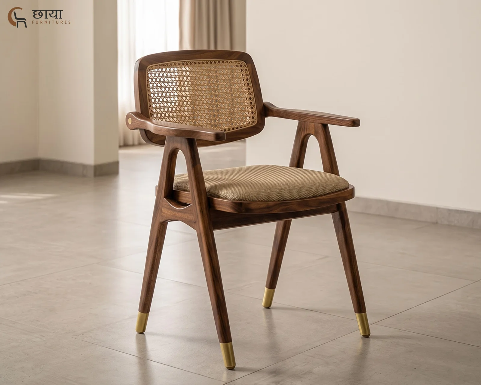 Rasoi Dining Chair (Honey Finish) — 22