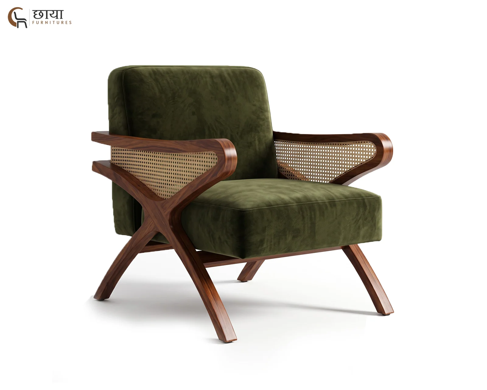 Hunk Arm Chair (Green Velvet) — 5