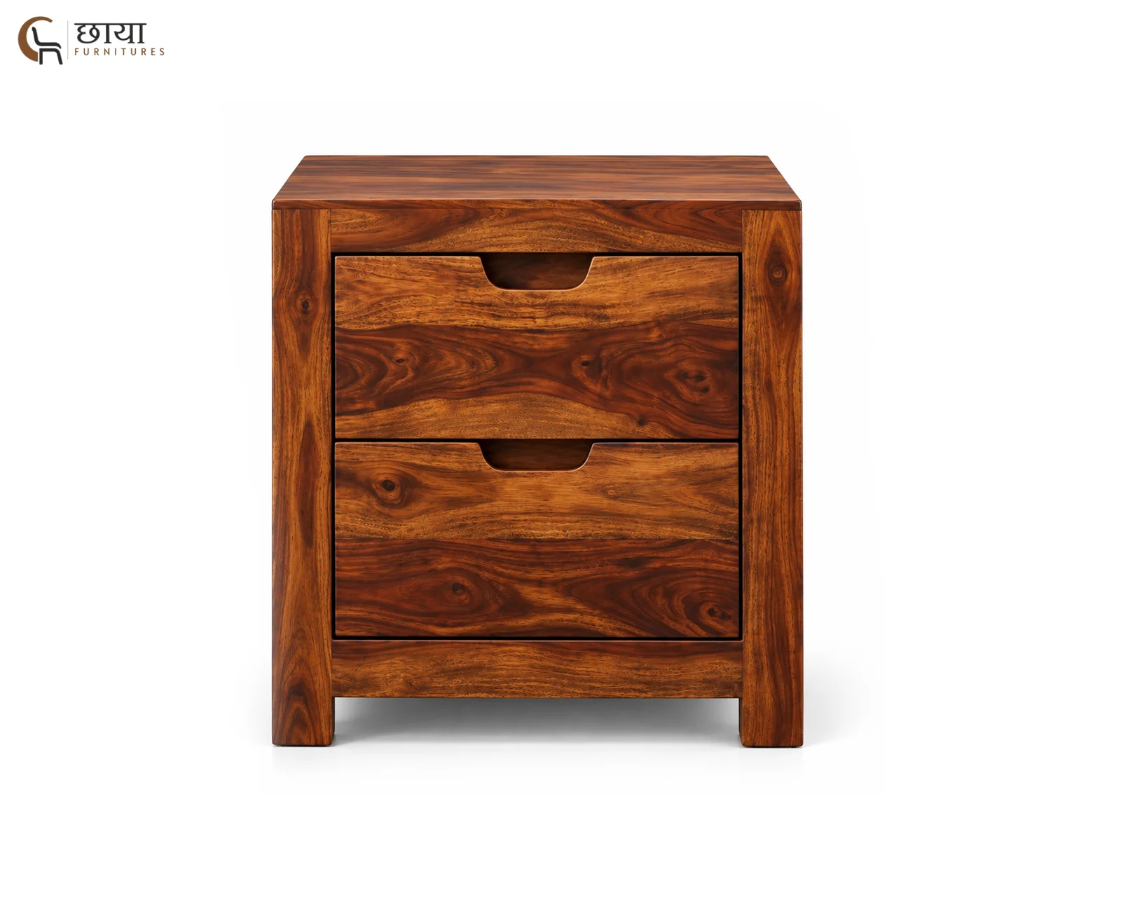 Veer Bedside Table (Honey Finish) — 4